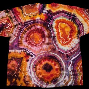 Size: 2XL - Gildan Ultra Cotton Tie Dye T-Shirt - Ice Dyed Geode
