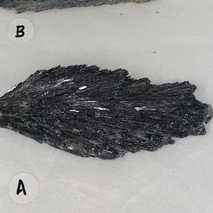 Kyanite Black ~ Witches Broom ~ Kyanite Fan