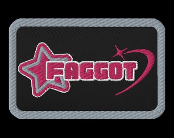 Parche gay / Parche maricón / Regalo personalizado maricón / Parche bordado gay / Bordado gay / Parche de orgullo / Parche LGBT / Parche queer / Parche gay personalizado