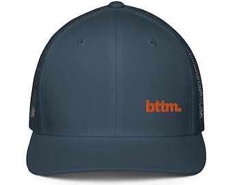 Bottom bttm Gay Pride LGBT Hat Closed-back trucker cap