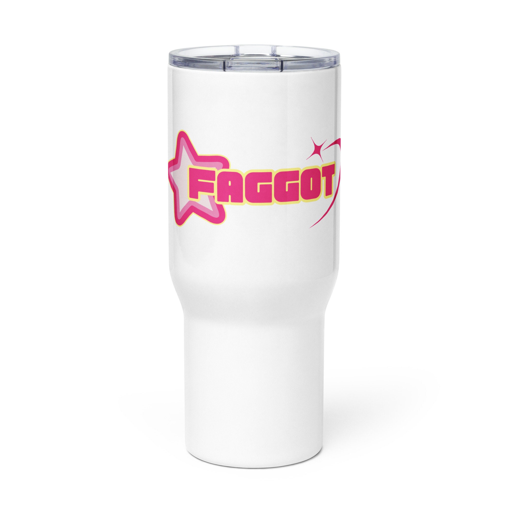 Faggot Stanley / Gay Stanley Style Mug / Fag Mug / Gay Mug / Fun Gay Yeti / Faggot Yeti / Pride Mug / Queer Stanley / Gay mug with a handle