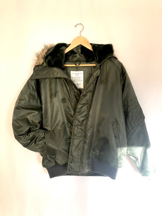 Vintage army winter parka, vintage army jacket, vi