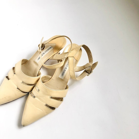 Vintage Manolo Blahnik Shoes, vintage sandals, vin
