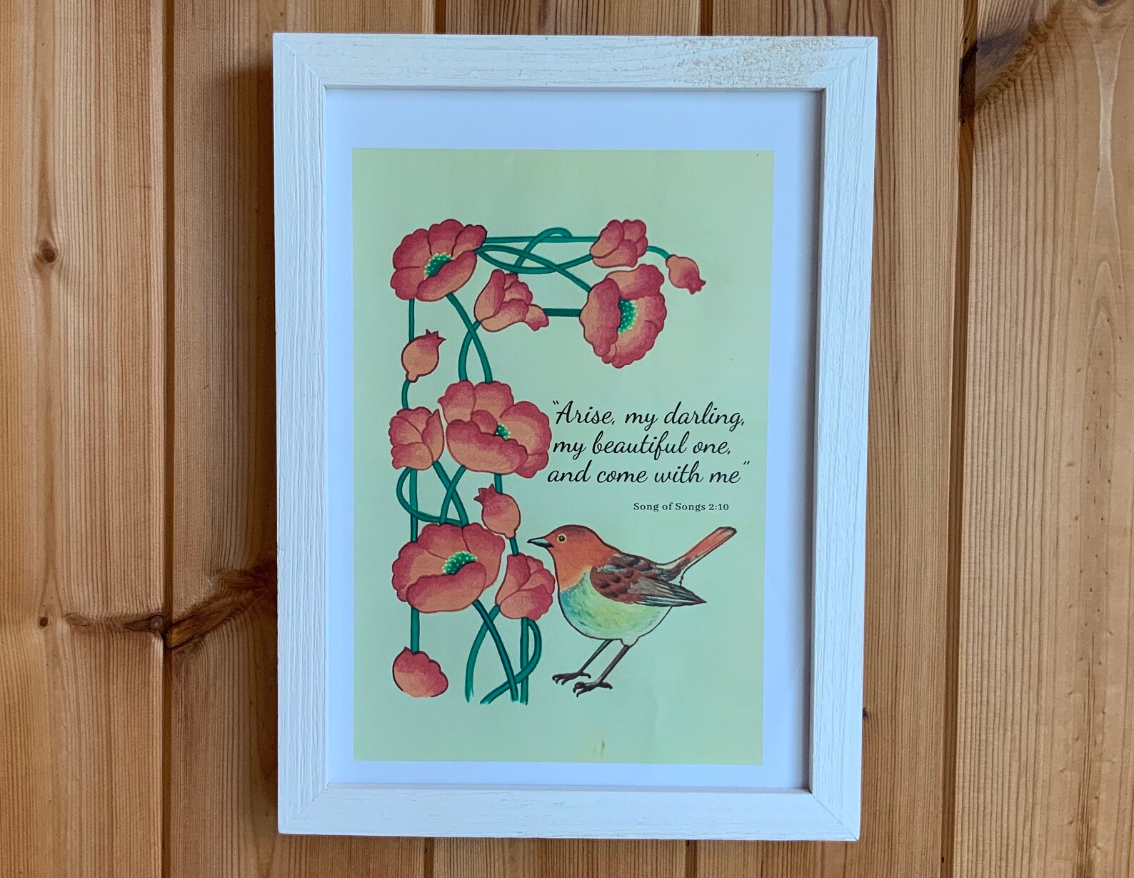 Song of Songs 210 Bible Verse Wall Art Wall Decor Etsy