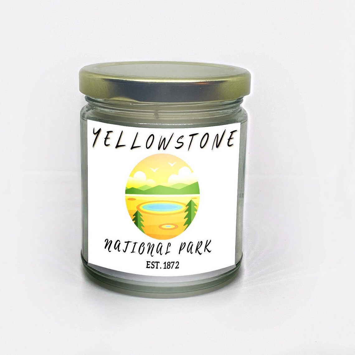 Yellowstone National Park Candle / Choose Your Scent / Etsy