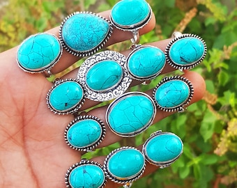 Turquoise Ring, Turquoise Gemstone Ring, Turquoise Crystal Handmade Ring, Ring For Women, Wholesale Lot Jewelry Bulk Sale