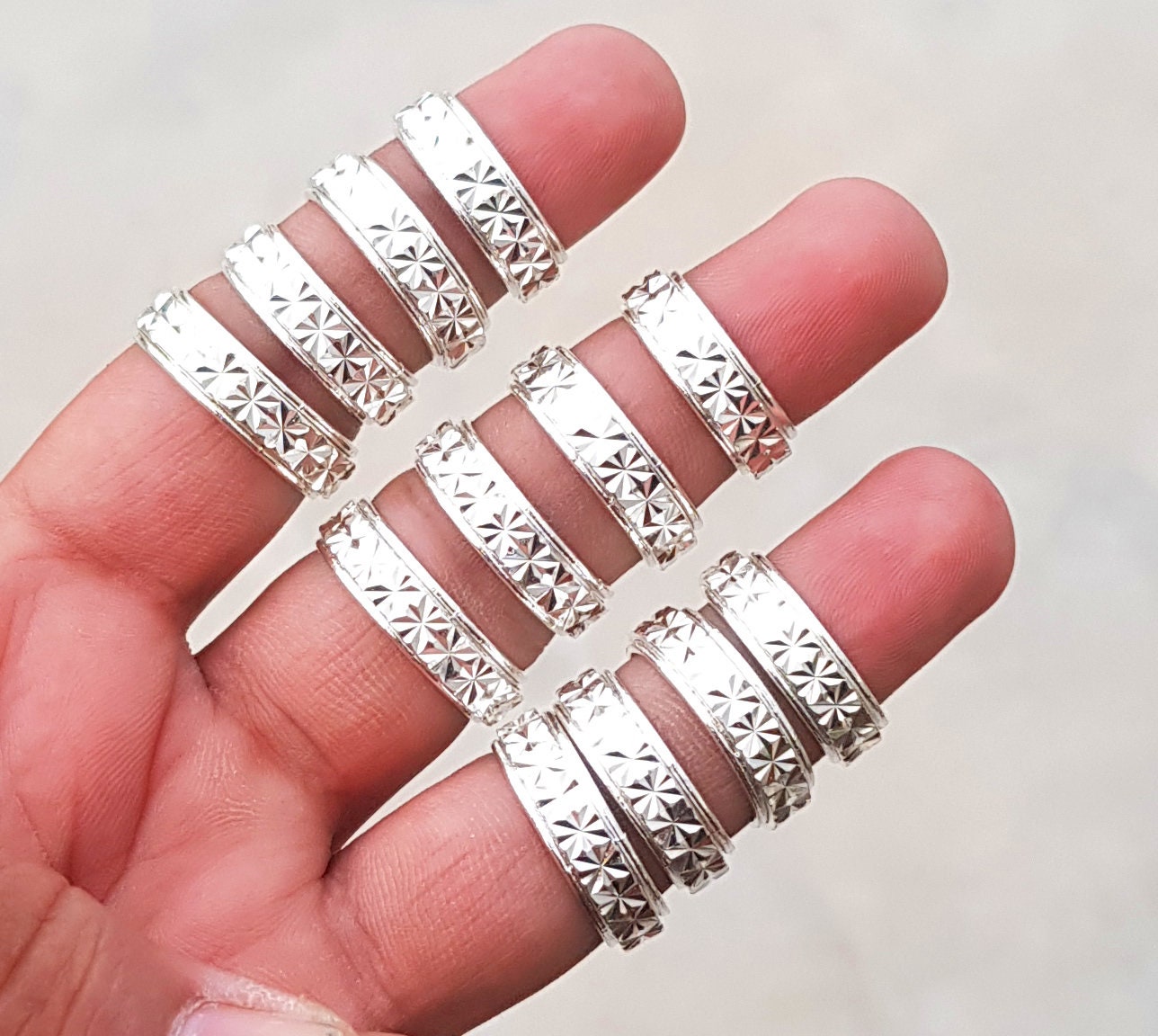 Yadoca 2 PCS Stainless Steel Rings For Women India | Ubuy