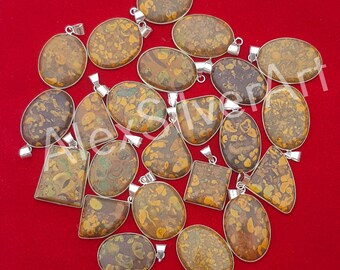 Fruit Jasper Pendant, Natural Fruit Jasper Crystal Handmade Pendant Necklace, Fruit Jasper Gemstone Pendant Necklace, Wholesale Pendant