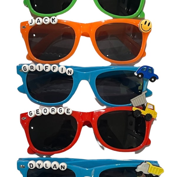 BOYS personalized sunglasses!