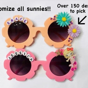 Personalized Flower Sunglasses