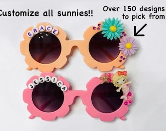 Personalized Flower Sunglasses