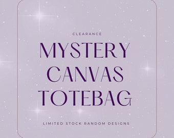 Mystery Canvas Tote Bag