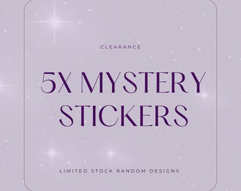 5 Random Mystery Stickers