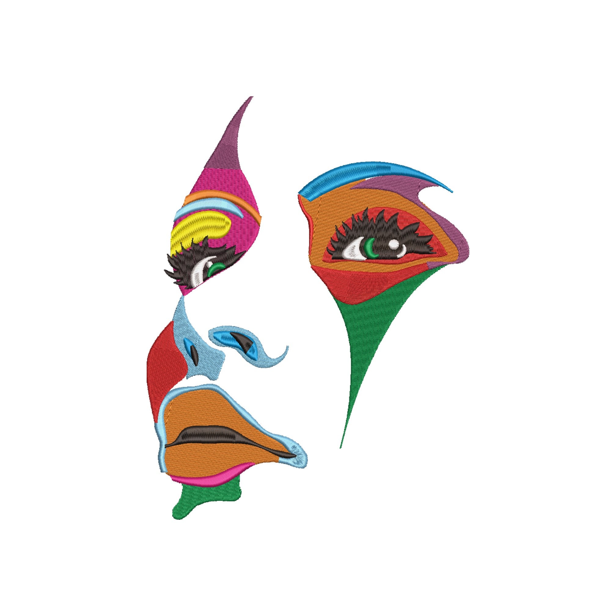 Face embroidery designs machine embroidery designs custom  etsy