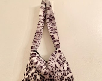 Leopard Fuzzy Bag