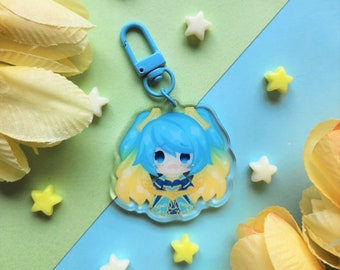 Sona Keychain / League of Legends Acrylic Keychain Charm / LoL / Riot Charm