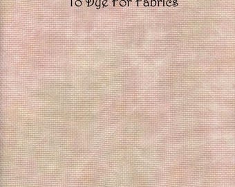 Ópalo rosa - Tela de punto de cruz teñida a mano / Tela Zweigart Aida, lino o Lugana.