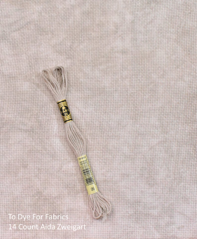 Pale Taupe Hand Dyed Cross Stitch Fabric / Choose from Aida Etsy