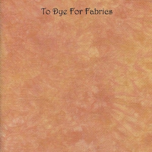 May include: A piece of fabric with a textured, woven appearance in shades of peach and light orange. The text "Early Sunrise" and "To Dye For Fabrics" are visible.