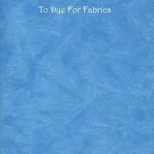 Flamme bleue - tissu au point de croix teint à la main / nombre de tissus Zweigart Aida, lin ou lugana
