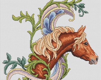 "Playful Horse" Counted Cross Stitch Kit OVEN 530 