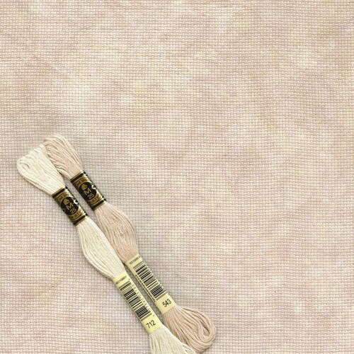 Hand Dyed toasted Mallow Linen for Cross Stitch or Etsy