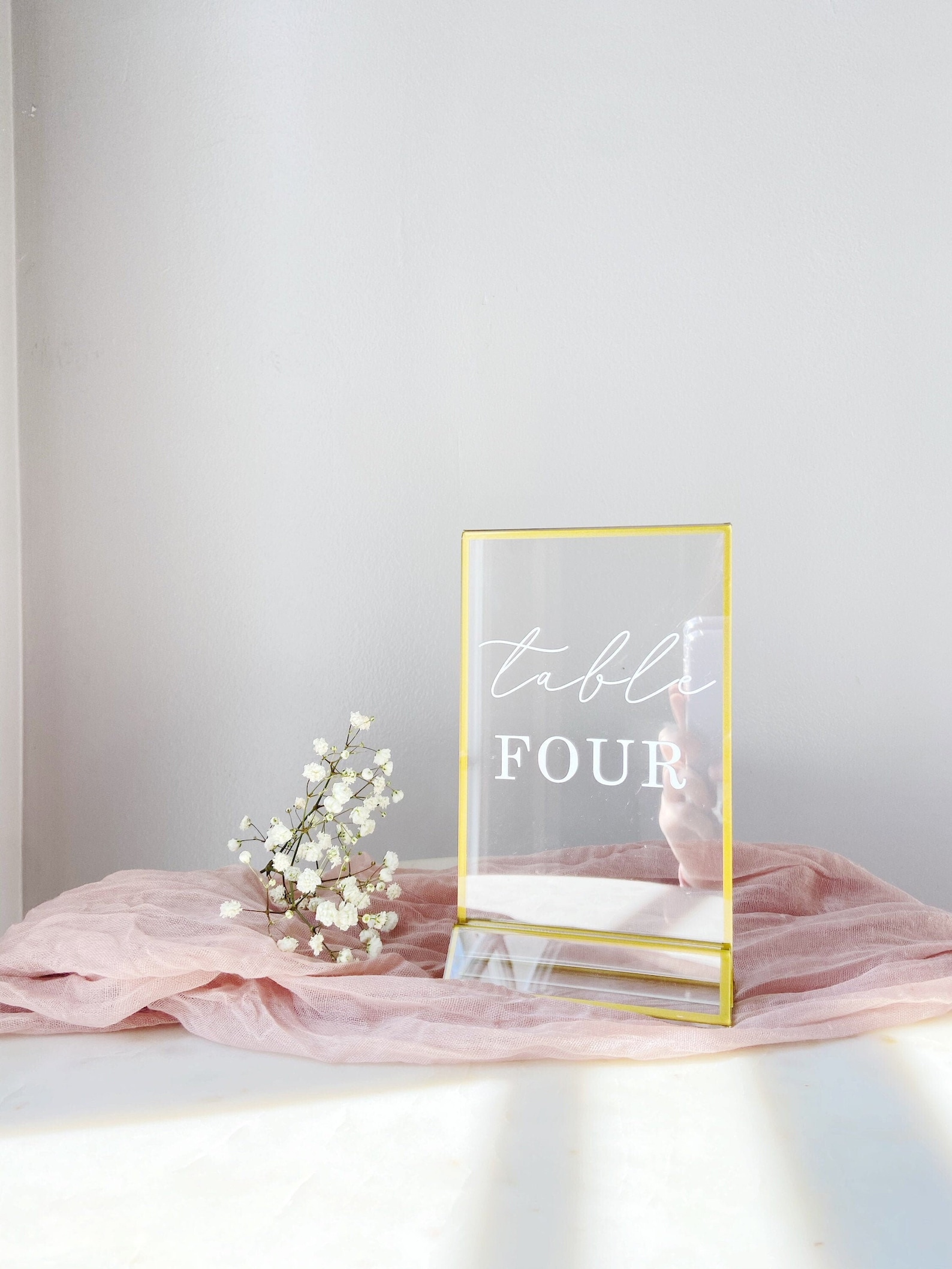 Gold Frame Table Numbers // Wedding Table Numbers Table Etsy