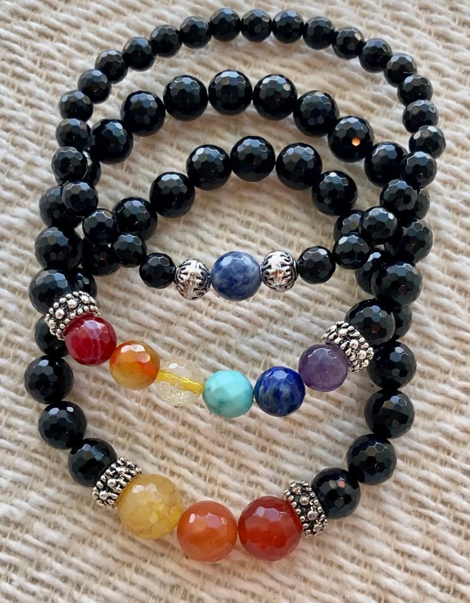 Authentic Chakra Gemstone Bracelets Etsy