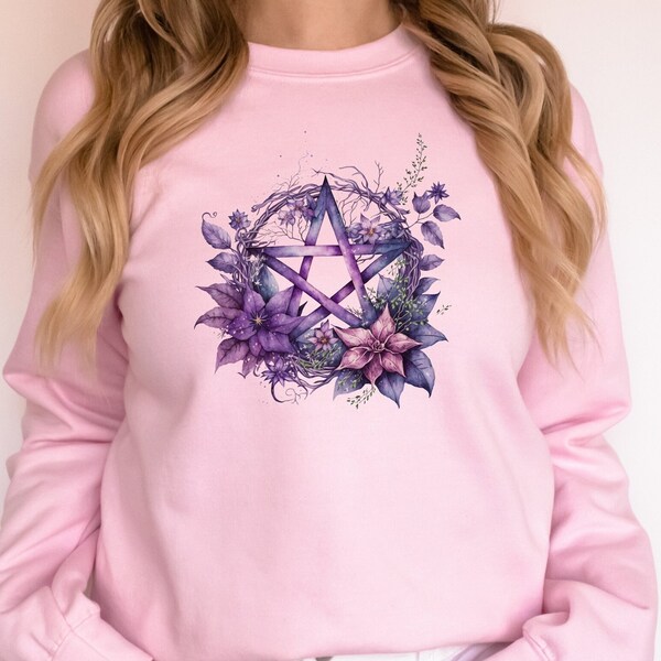Magic Pentagram Gothic Witch Women's Sweatshirt