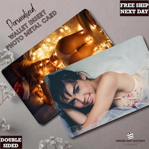 Carte de portefeuille photo sexy personnalisée, cadeau privé personnalisé, cadeau chaud pour petit ami, cadeau adulte, cadeau érotique pour mari, cadeau secret pour amoureux
