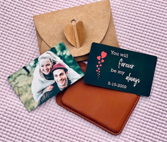 Best Friends Gifts Engraved Wallet Card Insert Funny Friendship Gift for Men Women Birthday Gifts for Friends Female Christmas Graduation Gift for