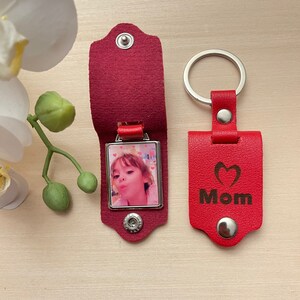 Leather Photo Keychain ,personalized Photo Keychain ,photo Keychain for ...