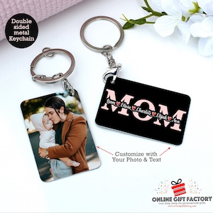 Llavero de foto personalizado, llavero de foto personalizado, llavero de imagen, llavero de foto, regalo de fotos, regalo de navidad, regalo único