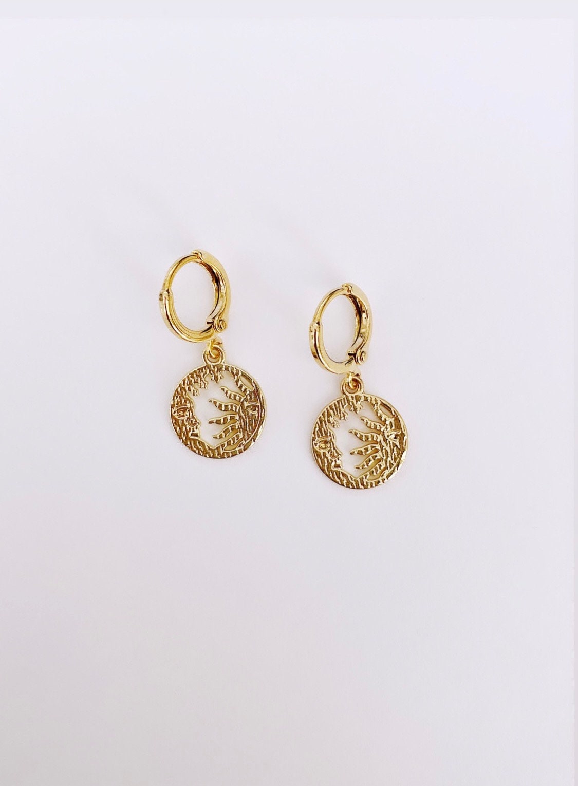Celeste Beaded Hoop Earrings
