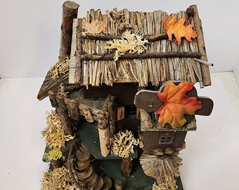 Fairy House- Double Story on stilts, hand-made