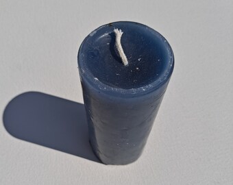 Medium Light Blue Lavender scented Candle