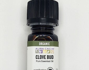 Aura Cacia Organic Clove Bud Essential Oil 0.25 fl. oz.