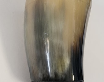 Small Amber Tan Mead Drinking Cup 3x2.5x2.5