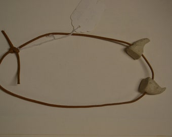 Small stub clay pan costume horns