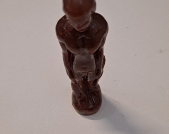 7.5x2x2 Brown Female Figurine Spell Candle