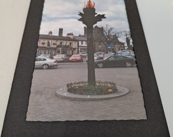 Photo card of Brigid Flame, Kildare, Ireland by Tom Baurley