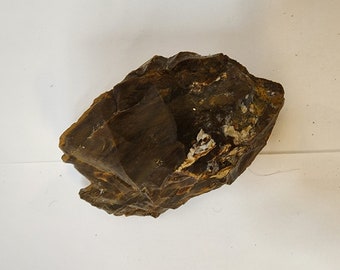 Medium chunk of brown-tan chert measuring approx 6" x 3" x 2"