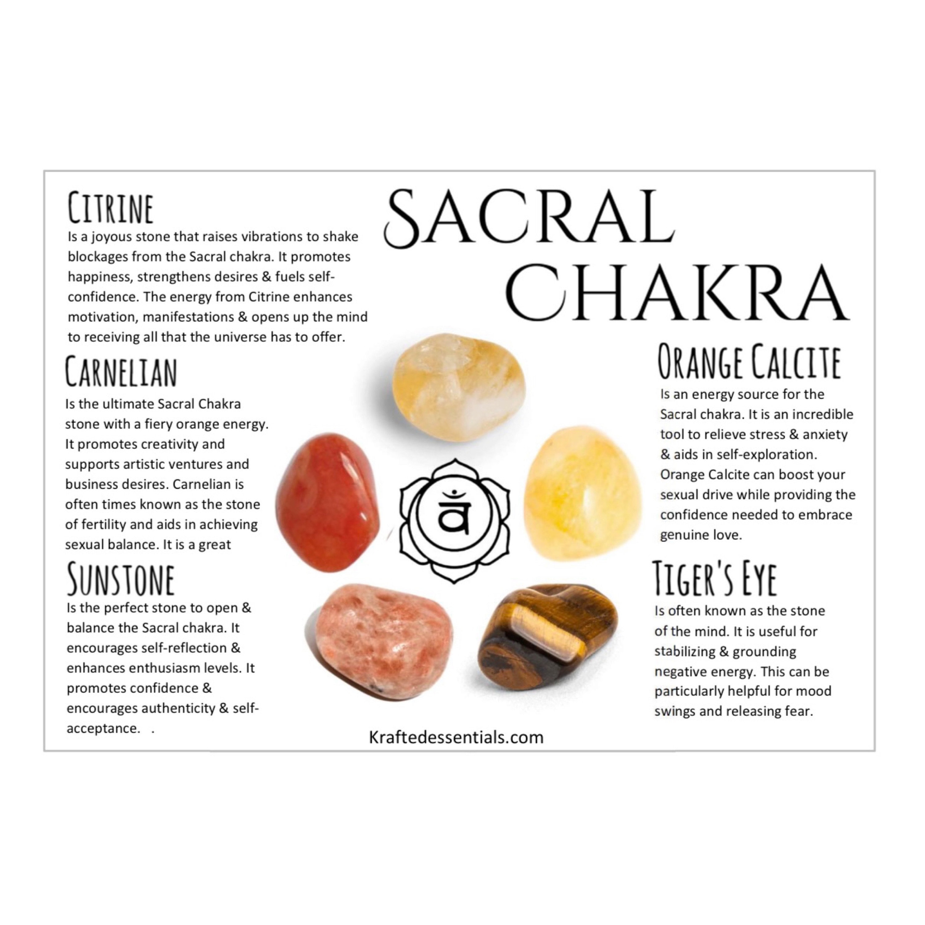 Orange chakra stones discount