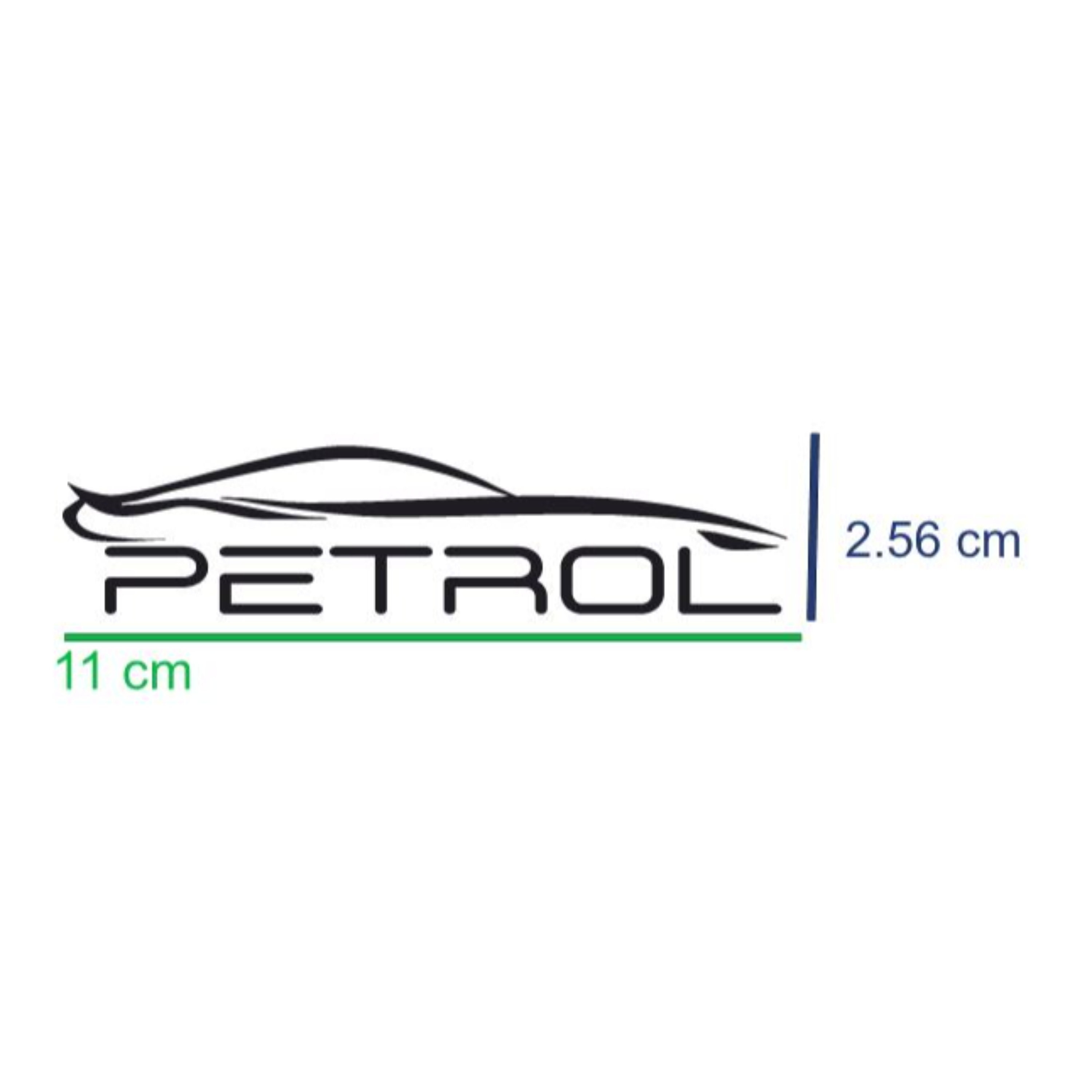 petrol stickers for car fuel lid tank sides – WOOPME