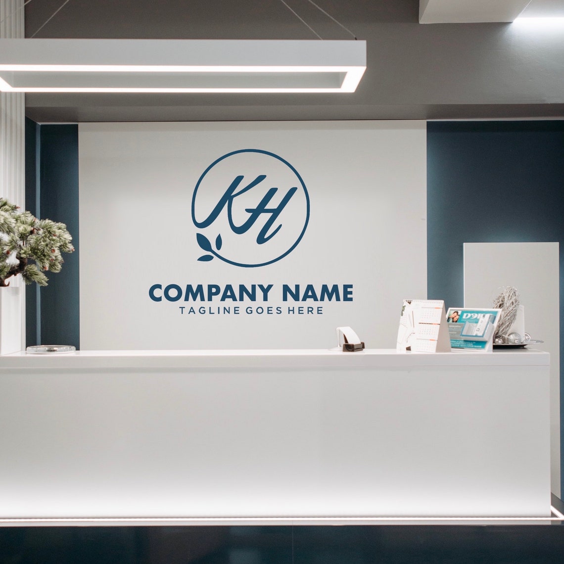 Business Logo Sign Wall Sticker Custom Business Name Wall Etsy