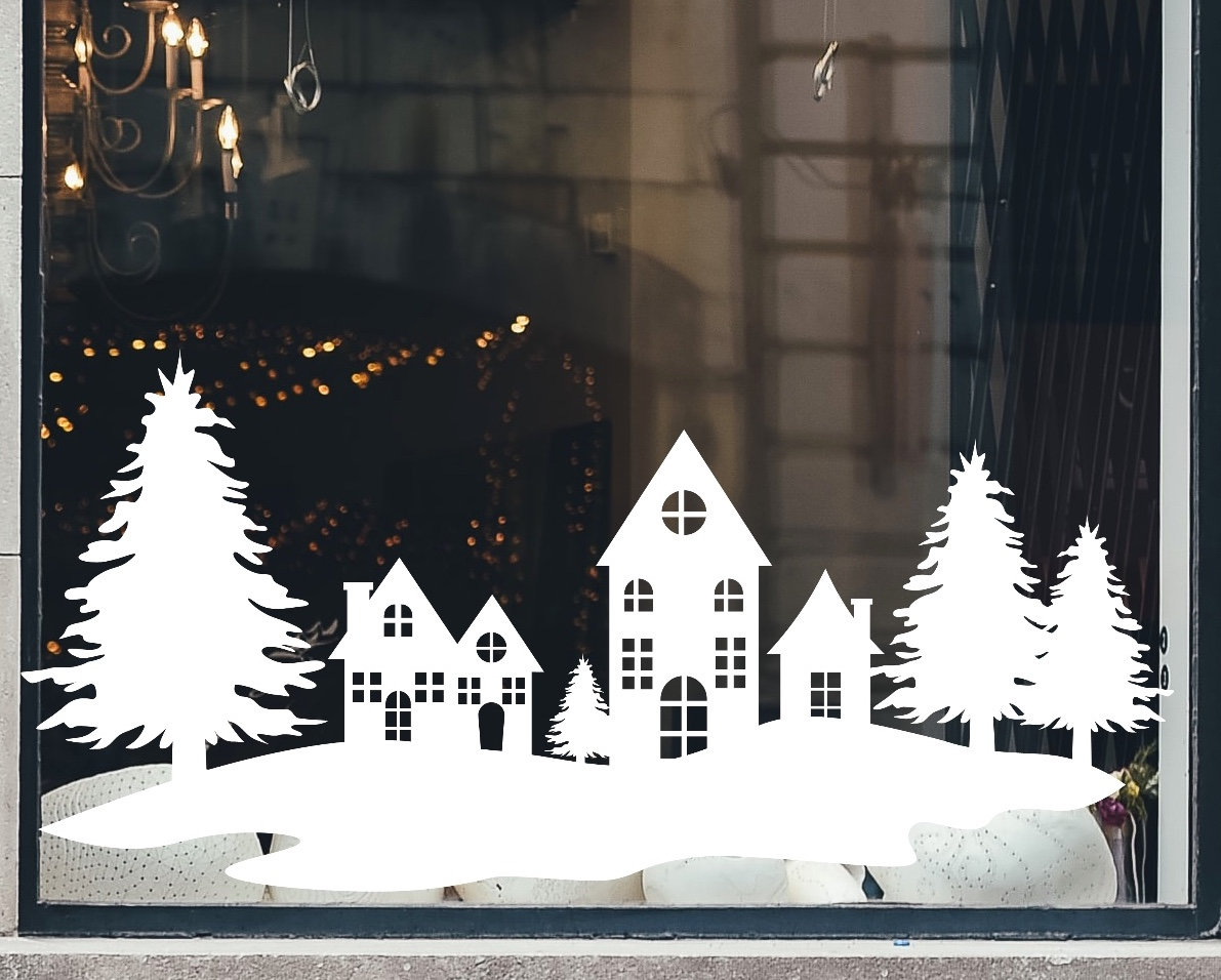 Window Clings Cricut: Easy Christmas Countdown Window Decor - Leap of Faith  Crafting