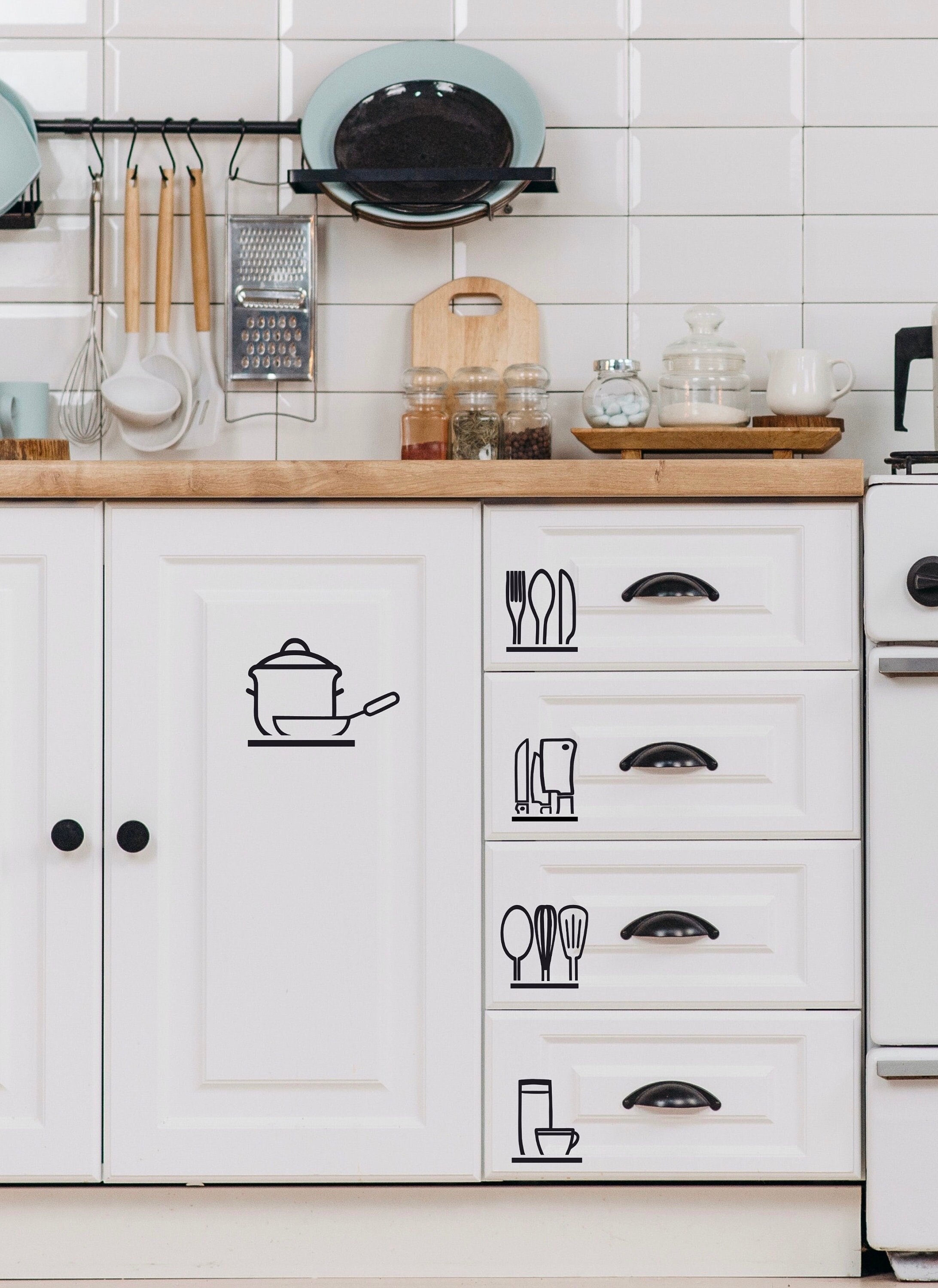 Kitchen Decal Airbnb Kitchen Label Office Pantry Etsy