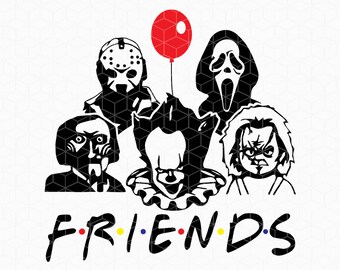 Download Friends Halloween Svg Etsy