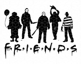 Download Friends Halloween Svg Etsy