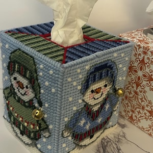 Snowmen Tissue Box Cover